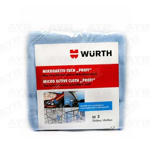 Würth Mikrofiber Bez-Profi- 40X40cm-Mavi